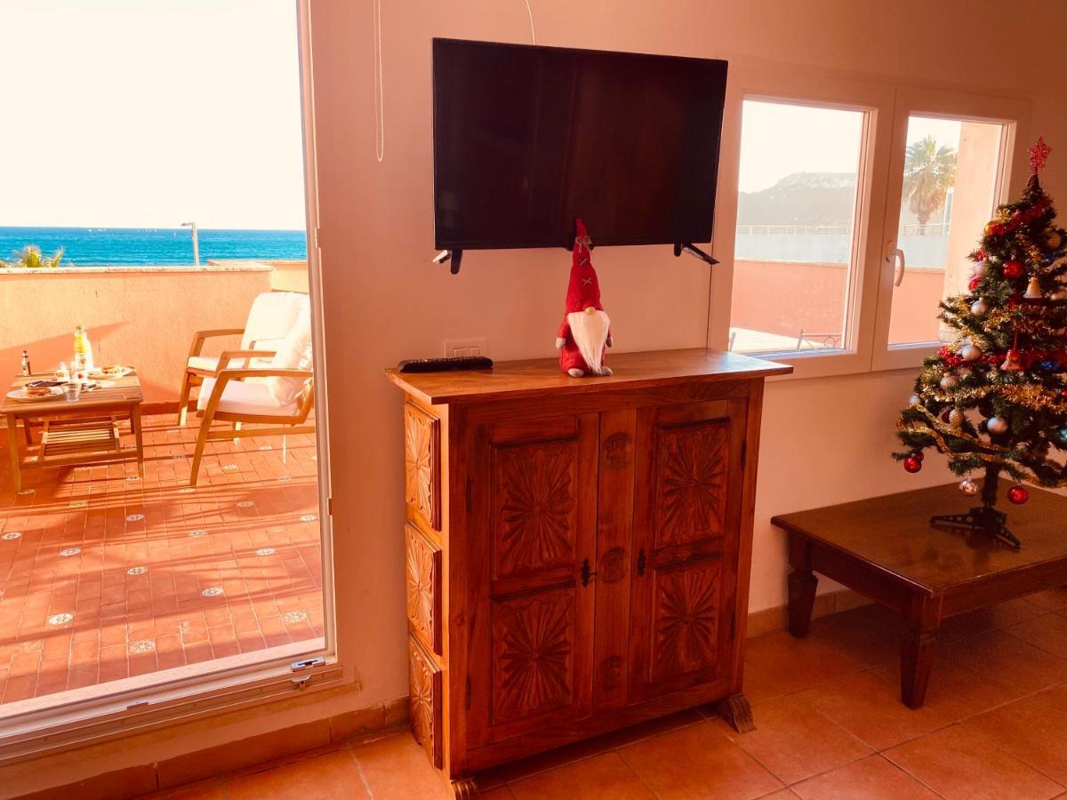 Ferienwohnung Attico La Terrazza Sul Mare Cagliari Exterior foto
